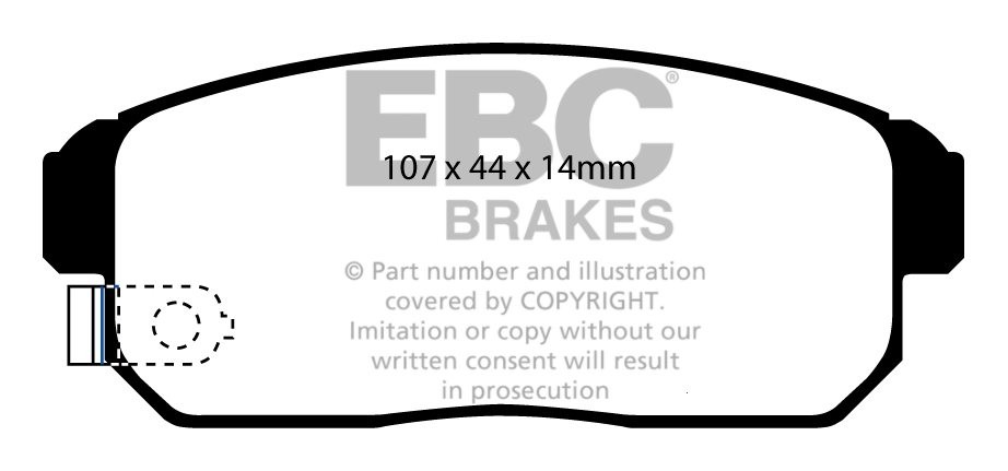 EBC Brakes TRIUMPH 1500 1.5 TC 73-76 Remblokken voorzijde greens