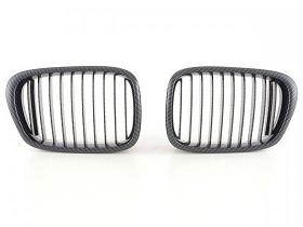 Grill BMW 5er Typ E39 Bj. 96-05 Carbon Look
