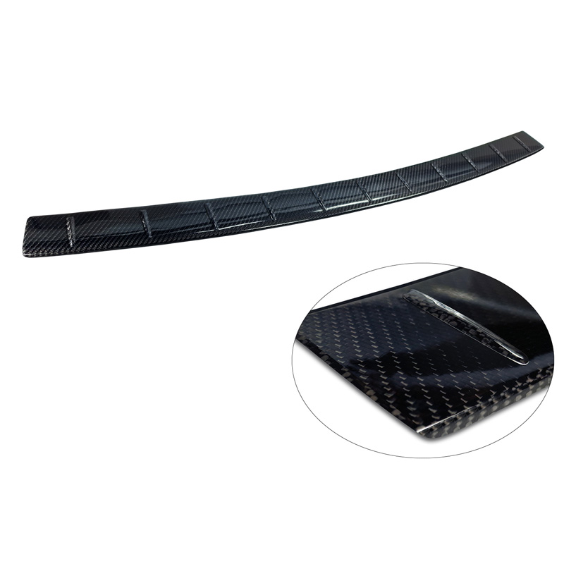 Echt 3D Carbon Achterbumperprotector  Mercedes GLE II (W167) Facelift 2023- Excl. AMG Line 'Ribs'