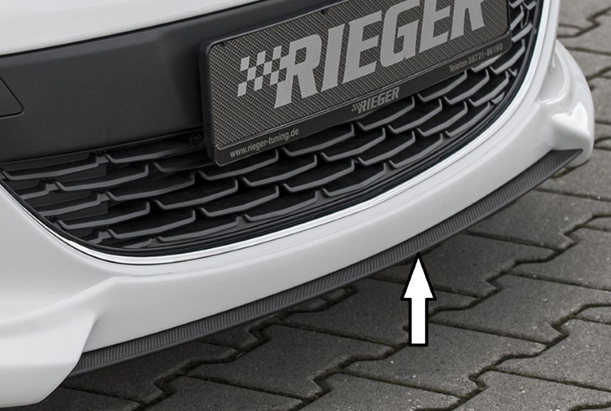 Spoilerzwaard Opel Astra J Rieger facelift carbon-look
