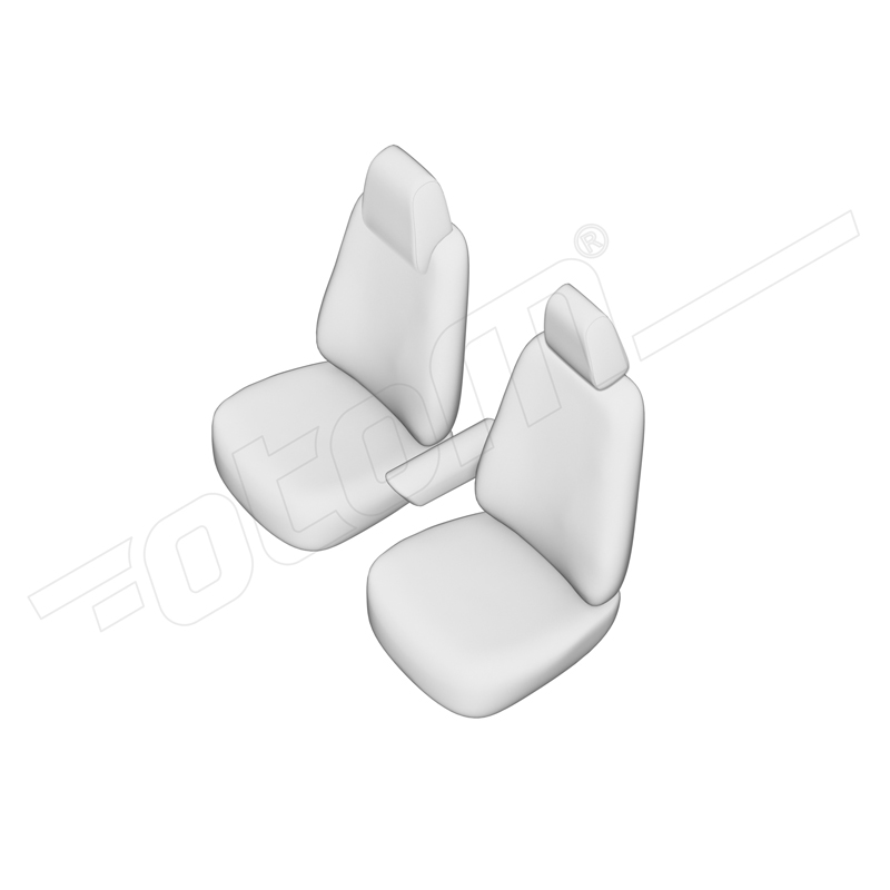 New York Design Kunstleder Stoelhoezenset 1+1  Opel Combo 2018- (armsteun aan bestuurdersstoel + vaste passagiersstoel)