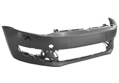 voorbumper, in primer, voor koplampsproeiers VW Polo, 6R 09-14
