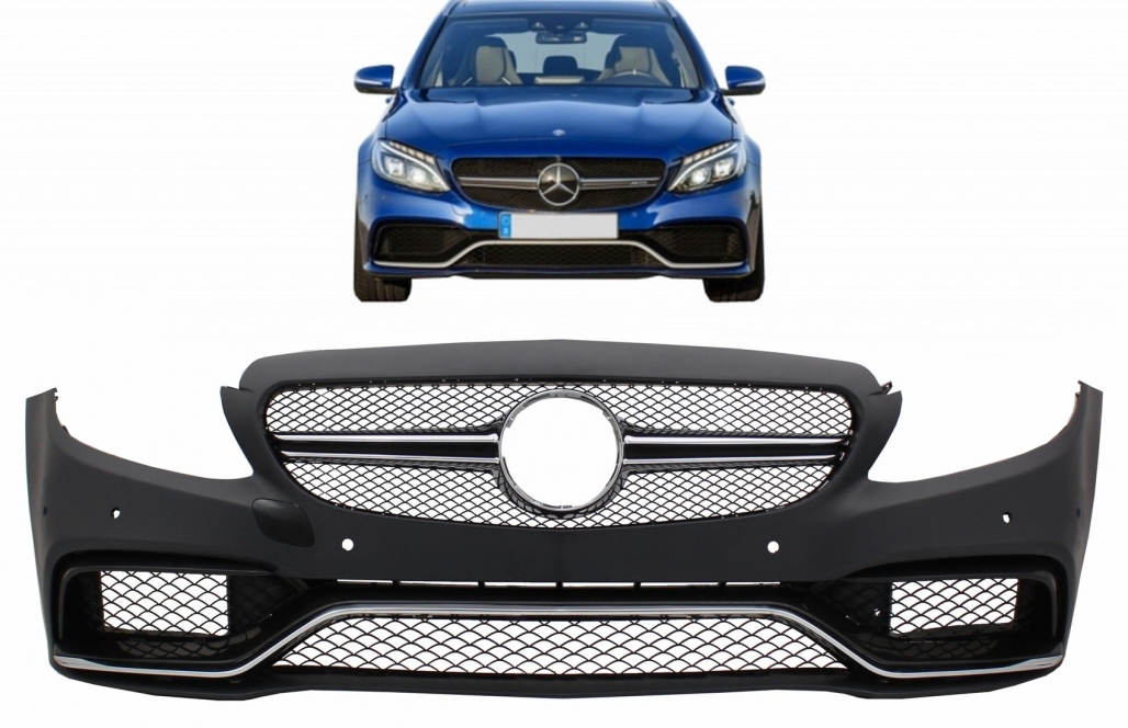 Voorbumper Mercedes W205 C63 AMG look