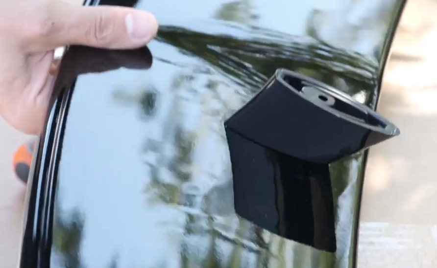 Dakspoiler Mercedes A klasse W177 A35/A45 Look Glans Zwart