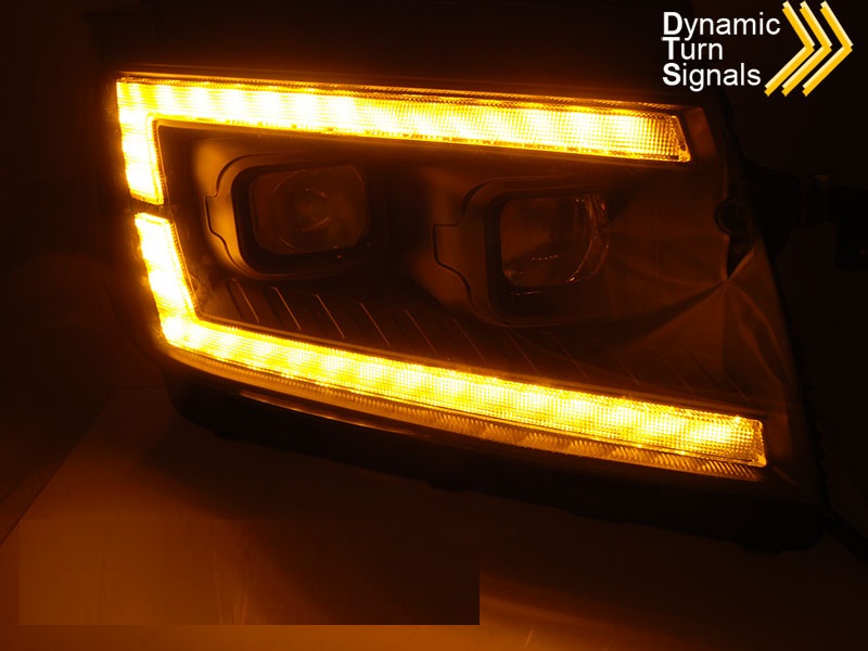 Koplampen VW Crafter II 2017-... LED DRL Dynamisch chroom