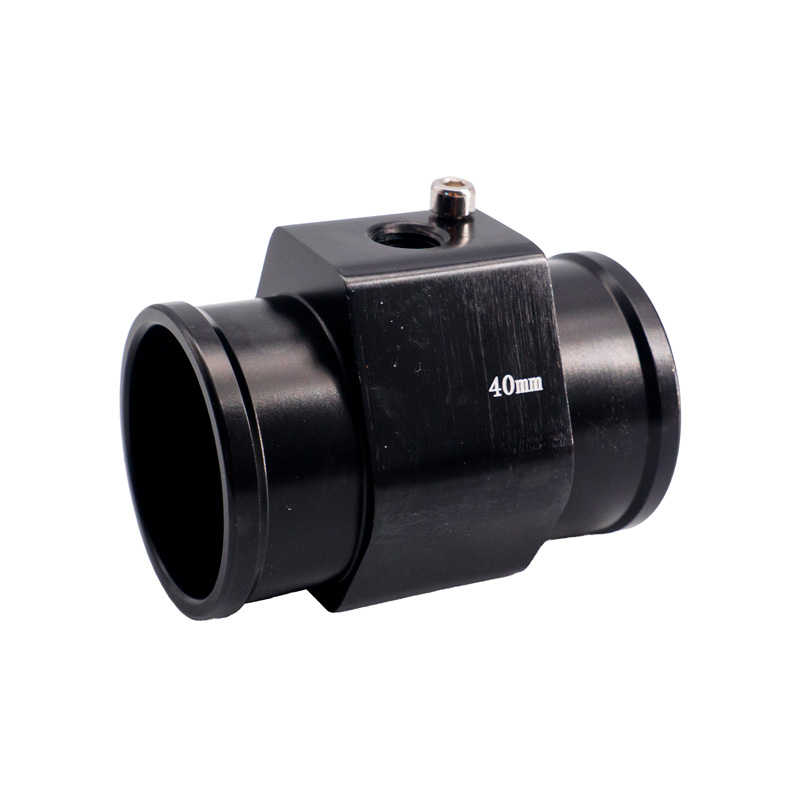 Simoni Racing Watertemperatuursensor Fitting - Zwart geanodiseerd aluminium - Ø40mm