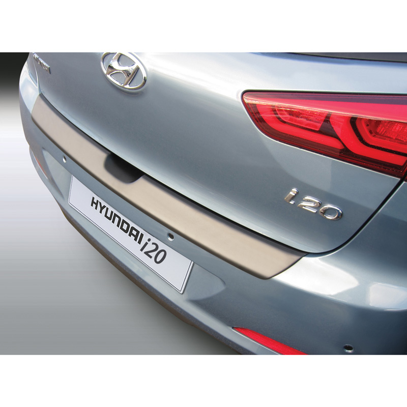 ABS Achterbumper beschermlijst  Hyundai i20 5 deurs 11/2014-6/2018 Zwart