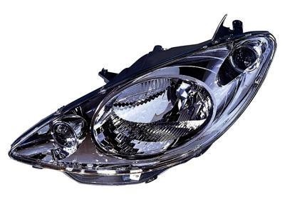 koplamp, Valeo, H4, zwart huis, elektr verstelb, incl stelmotort