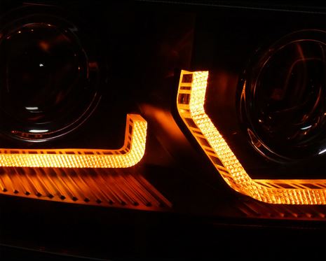 Koplampen VW Polo VI 2G 17-20 LED Dynamic Zwart
