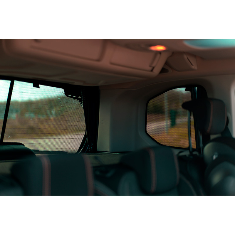 Set Car Shades  Citroen Berlingo Multispace 2018- (enkel met achterklep met vaste achterruit) (6-delig)
