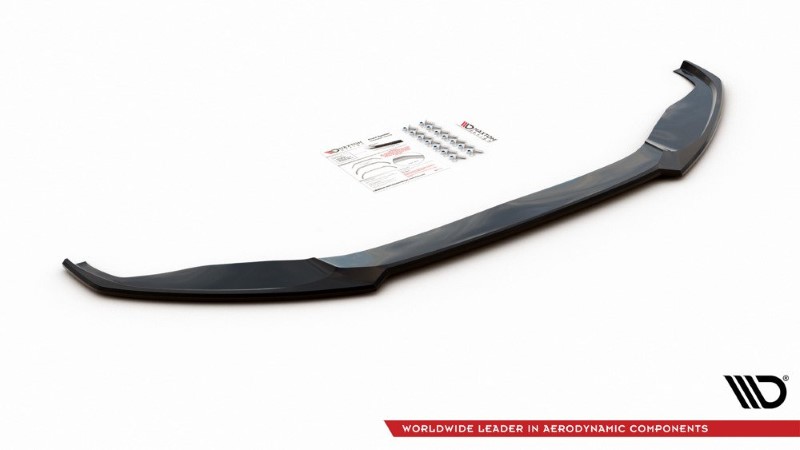 Voorspoiler Audi S6 / A6 S-Line C7 FL Glanzend Zwart