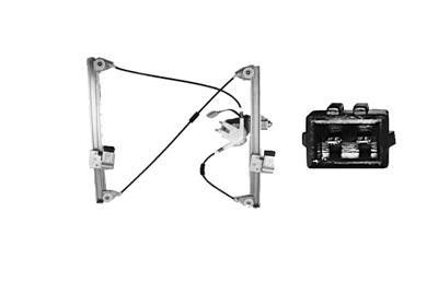 raammechanisme, incl motor, links Seat Arosa, 1997-2000