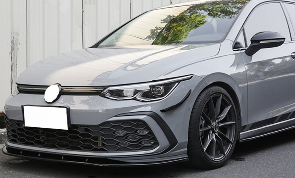 Canards Volkswagen Golf 8 GTI & R-Line Carbon Look