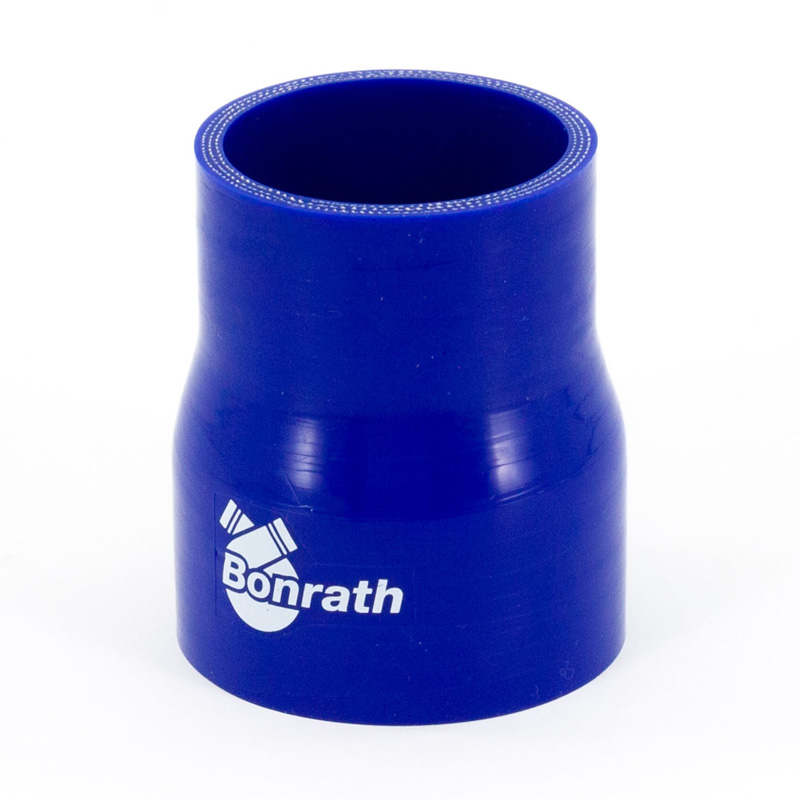 Bonrath Siliconen slang recht Reducer - Lengte:76mm - Ø76>63mm