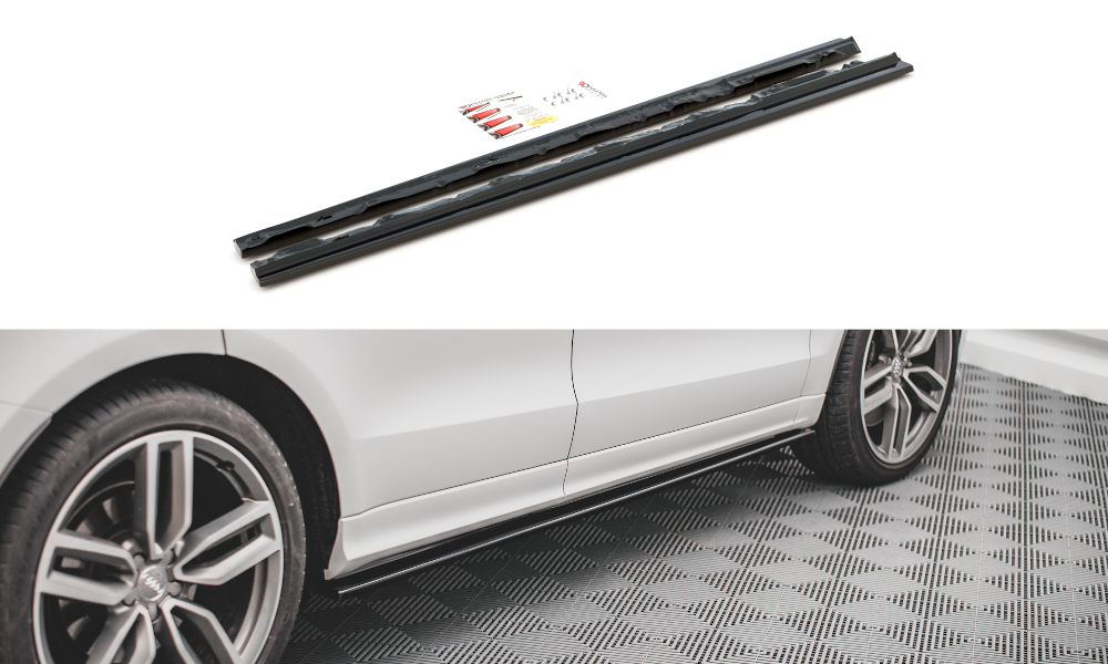 Zijskirt diffuser audi SQ5 MK1 8R Street