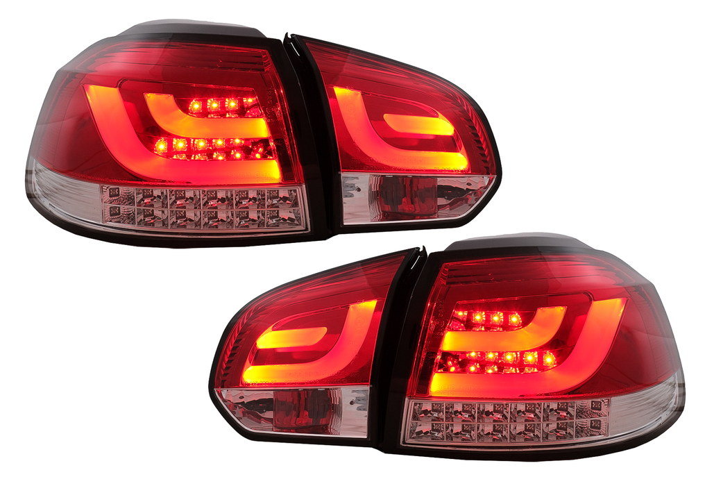 Achterlichten VW Golf VI 2008- Full LED Versie 2 Rood/He