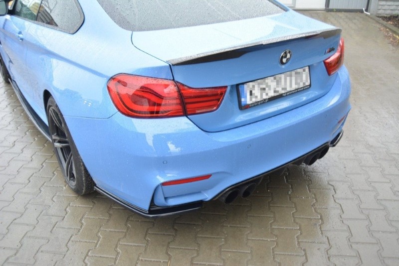 Achterzij Spoilers BMW M4 F82 Glanzend Zwart