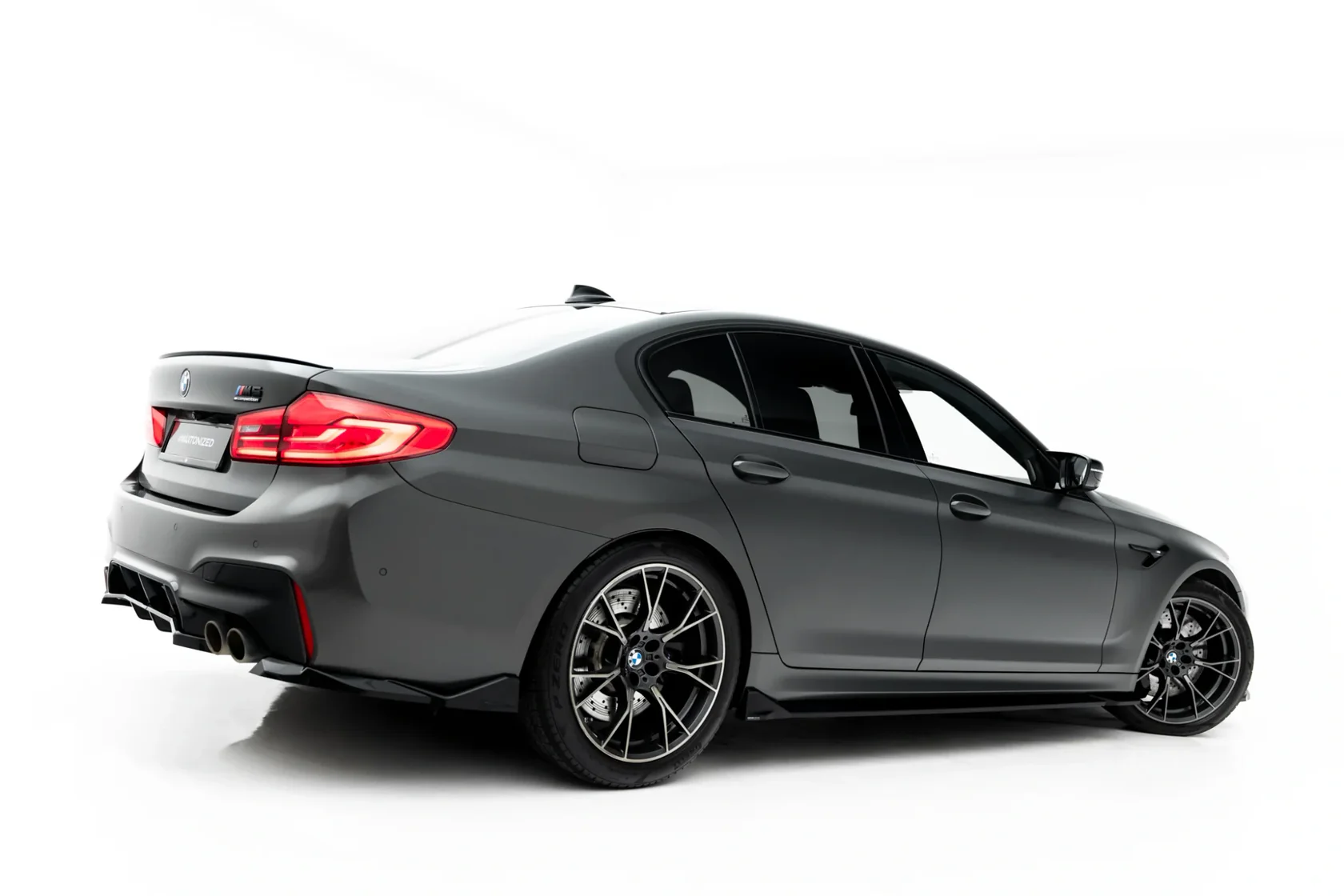 Zijskirts BMW M5 F90 Maxton Glans Zwart V.2