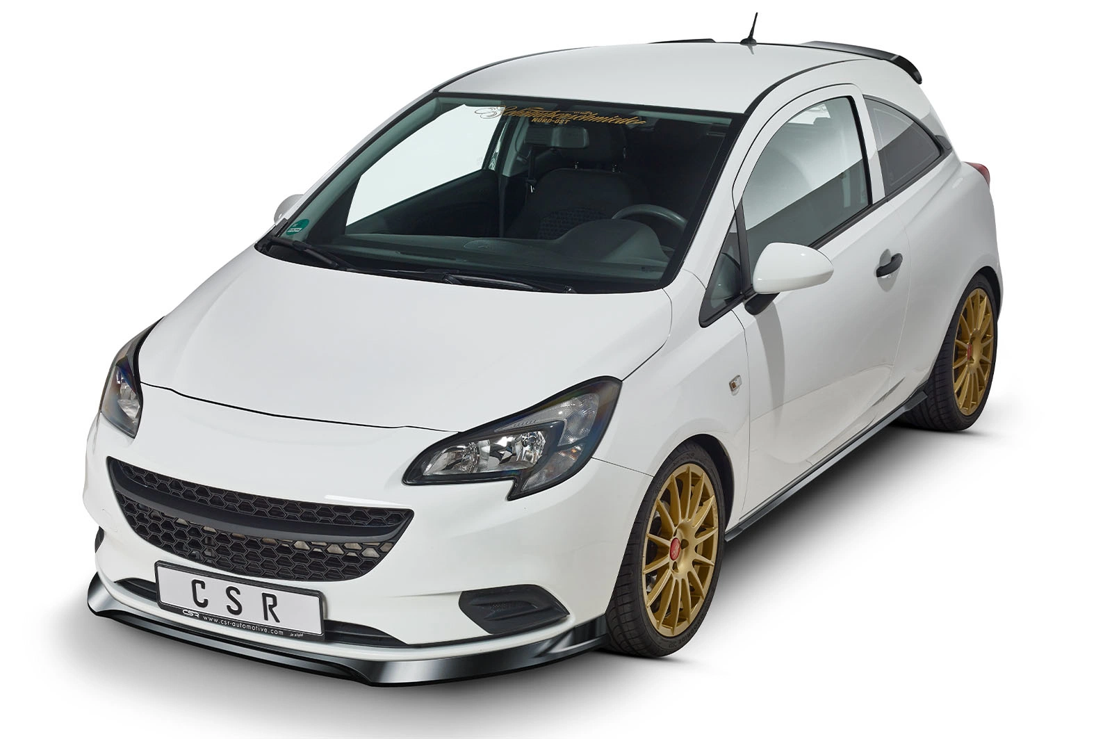 Voorspoiler Opel Corsa E Glans Zwart – CSR Automotive