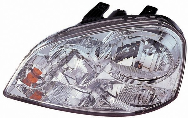 Koplamp rechts Chevrolet Nubira. 03->> DEPO H1+H7