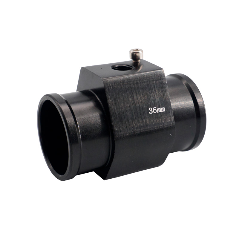 Simoni Racing Watertemperatuursensor Fitting - Zwart geanodiseerd aluminium - Ø36mm