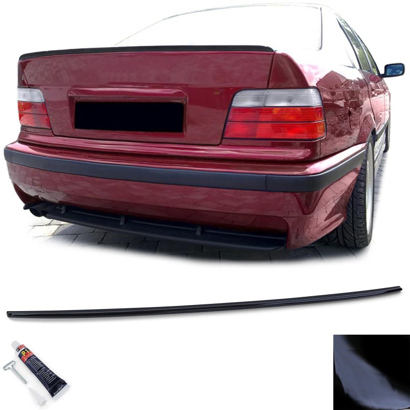 Achterspoiler BMW 3-Serie E36 Sedan / Limousine Glans Zwart
