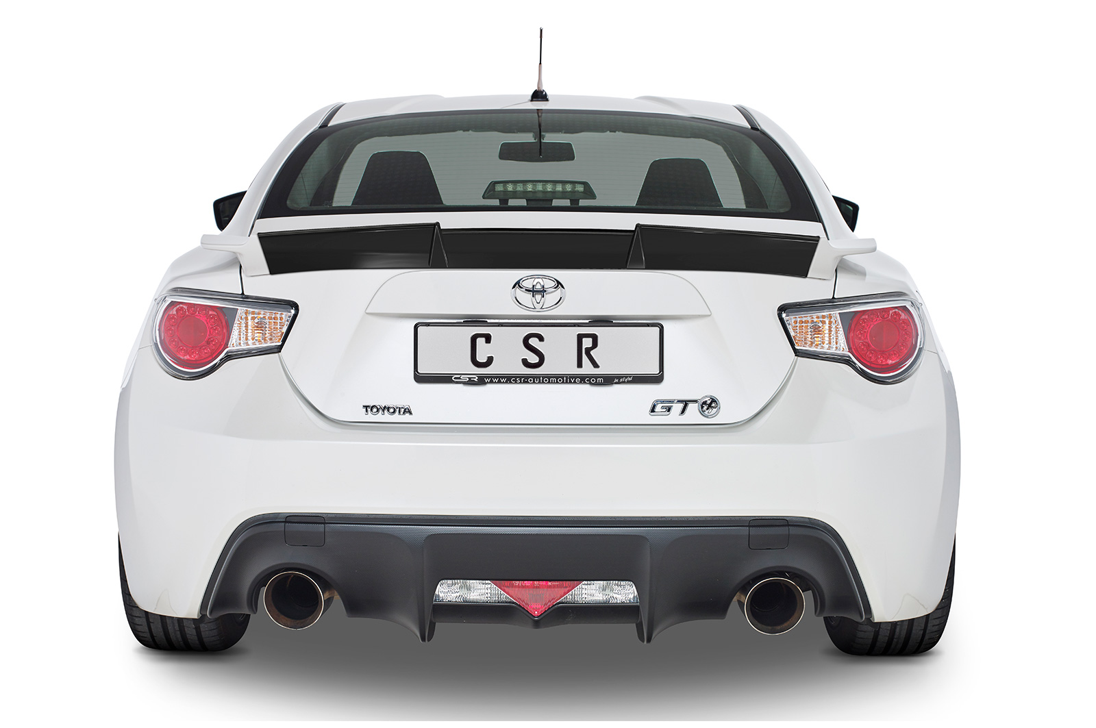 Spoiler Toyota GT86 CSR glans Zwart