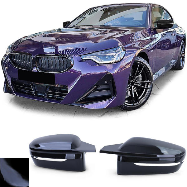 Spiegelkappen BMW G42 Glans Zwart