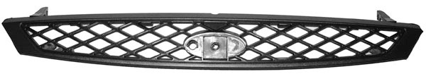 Radiator Grill FORD FOCUS 01-04 ZWART