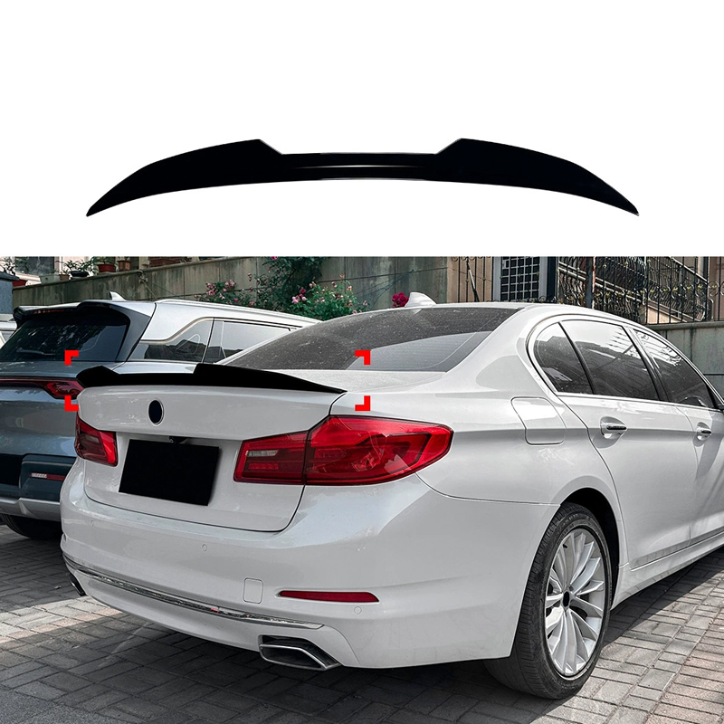 Achterspoiler  BMW 5-Serie G30 Sedan 2016-2023 (ABS Glanzend zwart)
