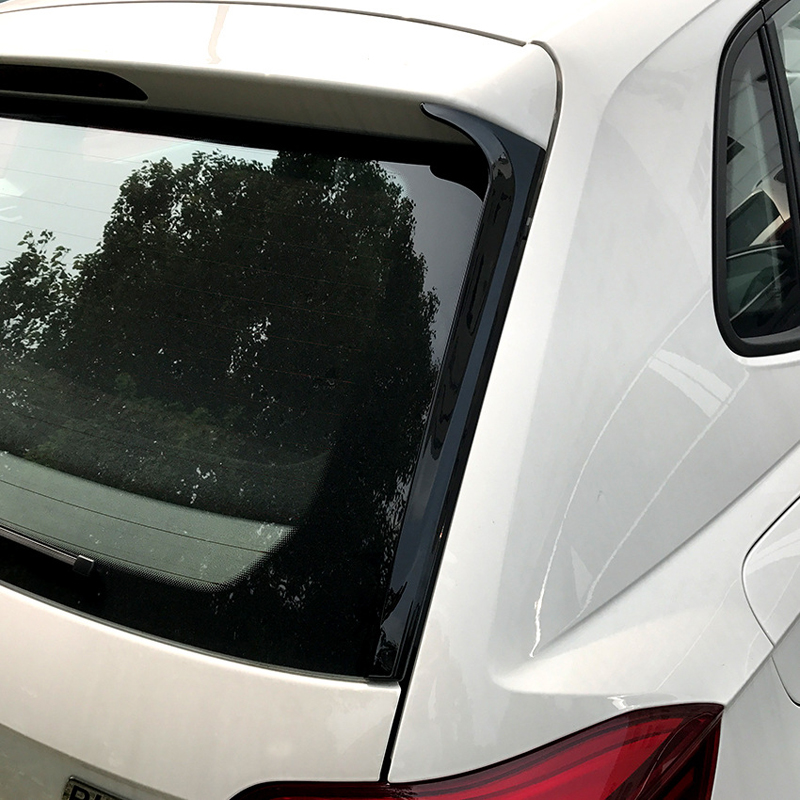Set achterruit side-spoilers  Volkswagen Polo (AW1) 2017- (ABS Glanzend zwart)