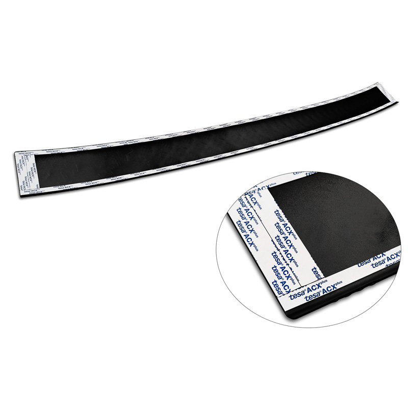 Matzwart Aluminium Achterbumperprotector  Volkswagen Crafter & MAN TGE 2017- 'Riffled Plate'