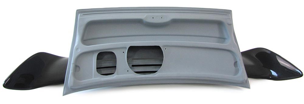 Achterspoiler Porsche 911/996 Carbon / Polyester Motorkap