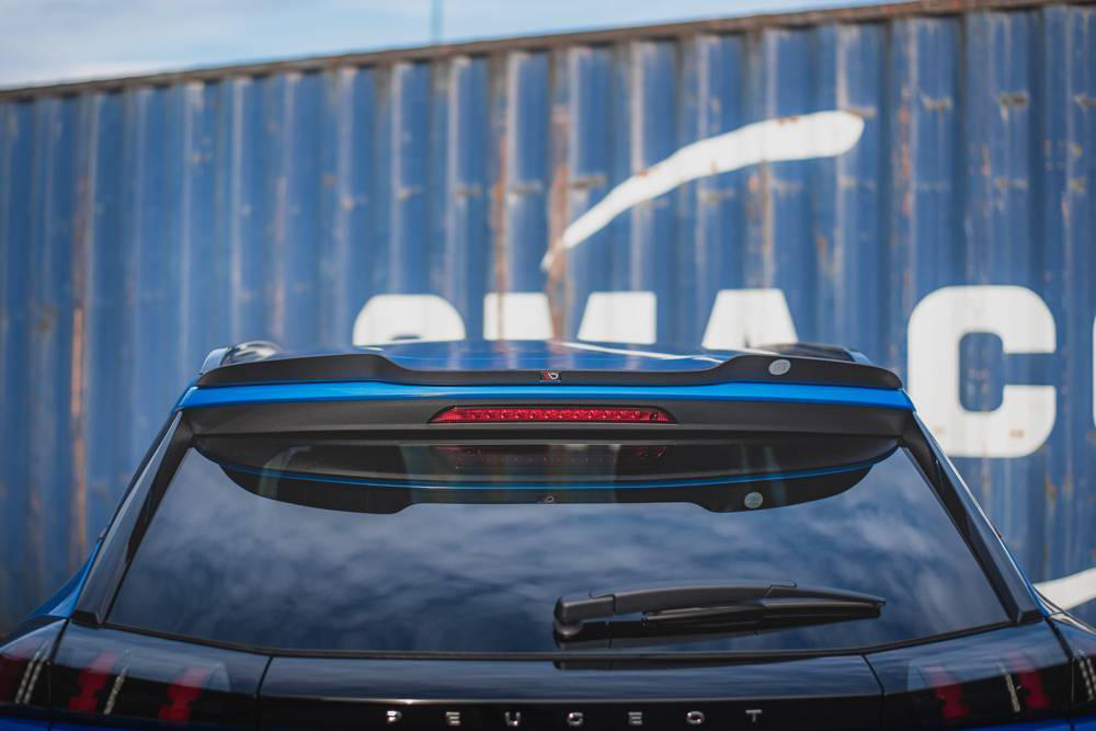 Spoiler Cap Peugeot 2008 MK2 19-.. Glans Zwart
