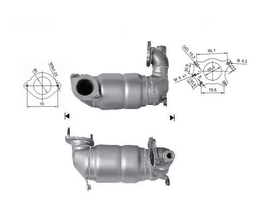 Nissan PRIMASTAR 2.5TD DCI 2464 cc 107 Kw / 146 cv G9U Magnaflow