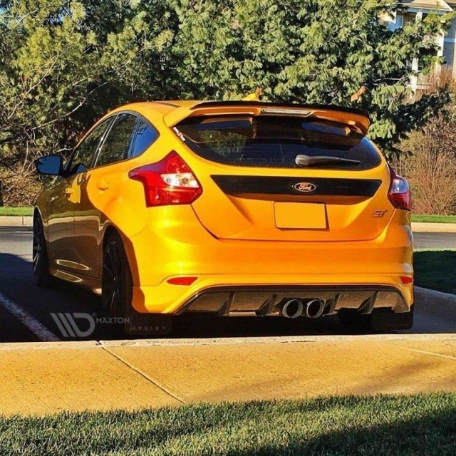 Achter Aanzet Ford Focus ST Mk3 (RS Look) Glanzend Zwart