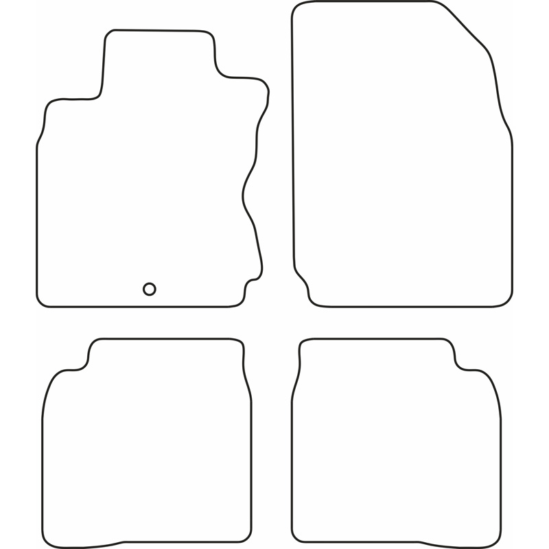 Automatten Velours  Nissan Note 2006-2013
