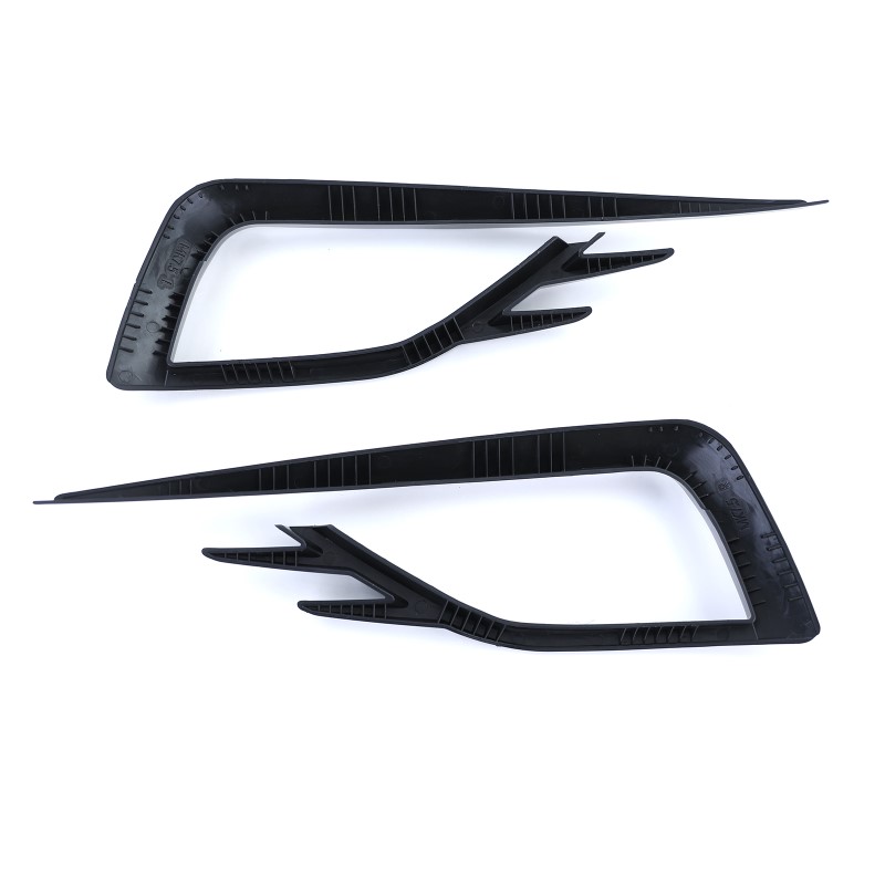 Grill-covers VW Golf VII 17-20, GTI-Look glans zwart