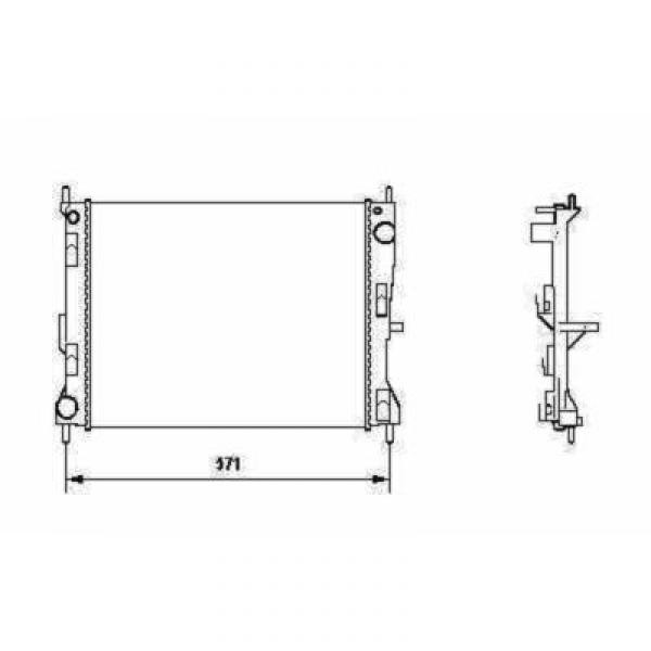 Radiator MICRA 03-05 510x380x32 1.5 DCIM -A/C 60 KW