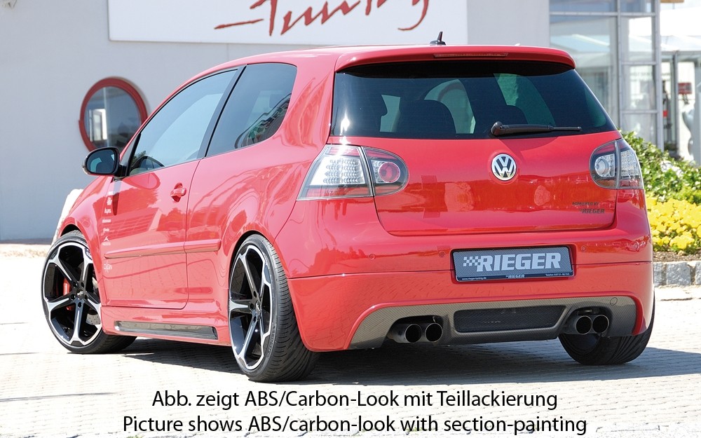 Diffusor VW Golf V GT/GTI Rieger Carbon Look