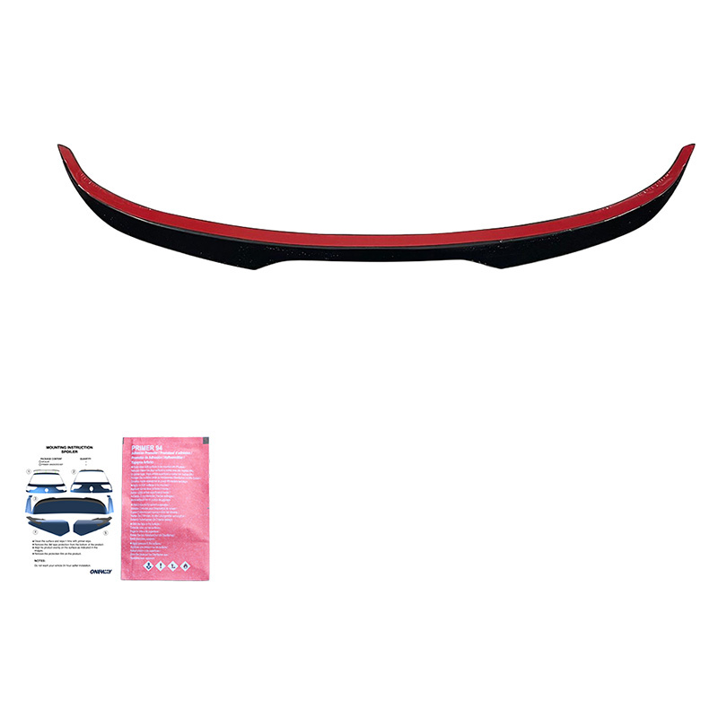 Oneway Dakspoiler (Cap)  Audi Q3 (F3N) Sportback 2019-2025 incl. S-Line/RSQ3 - Glanzend zwart
