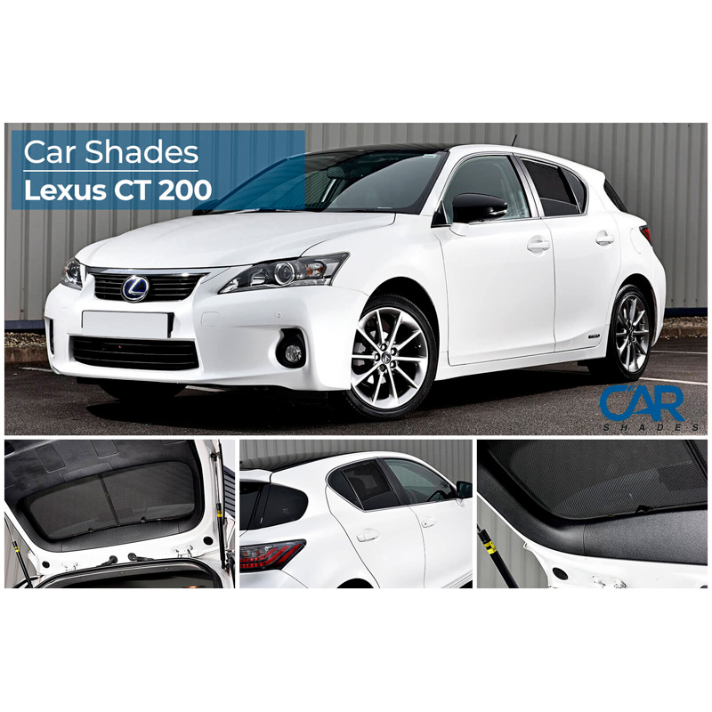 Set Car Shades  Lexus CT200H 2011-2022 (6-delig)
