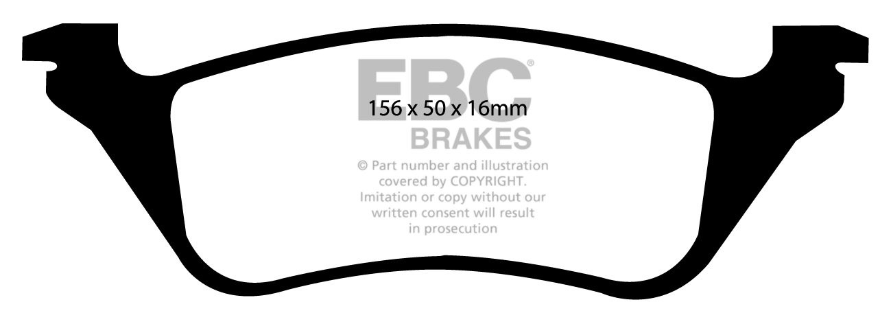 EBC Brakes CHRYSLER (USA) Voyager 2.8 TD 2005-2007 Remblokken ac