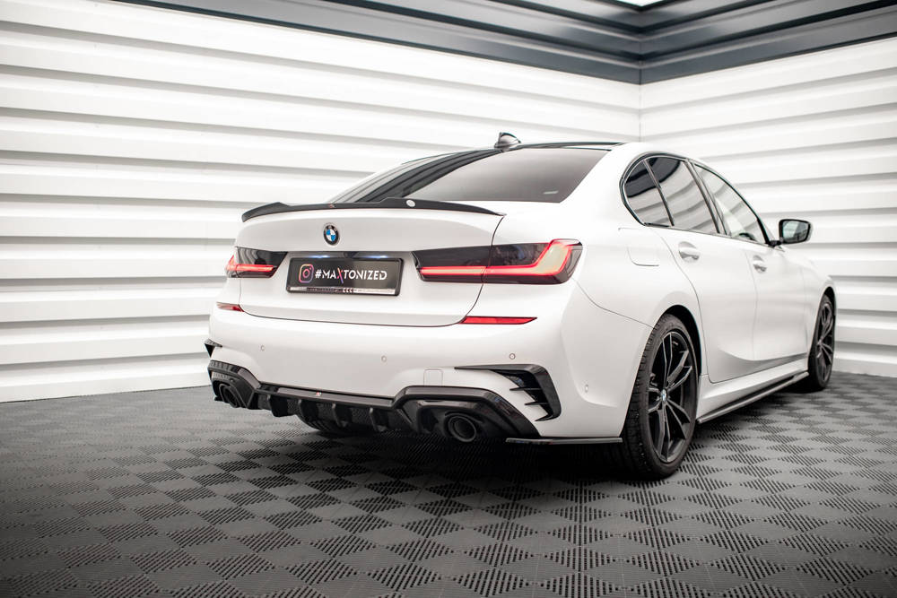 Diffuser BMW 3 Serie M Pakket G20 G21 Maxton Glans Zwart