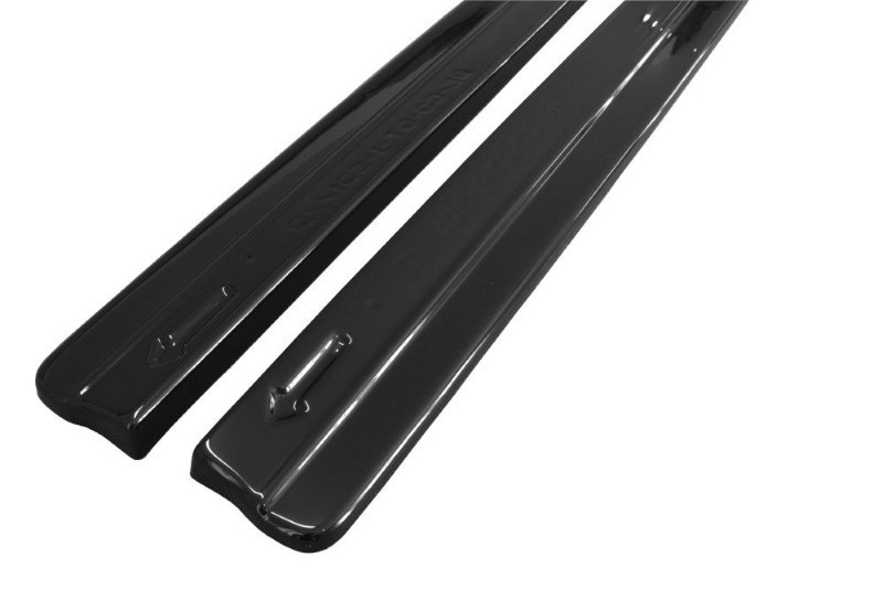 Zijskirts Diffusers Bentley Continental GT Glanzend Zwart