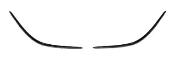voorbumperlijst, chroom, rechts Mercedes S klasse, W220, 1998-20