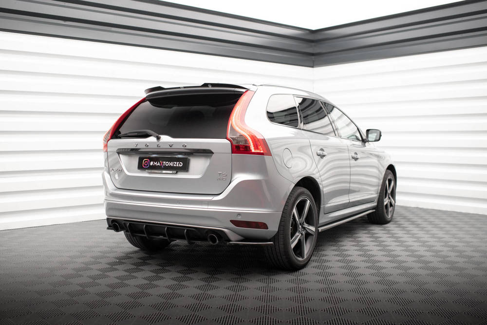 Spoiler Volvo XC60 R-Design Facelift 2013 - 2017 Maxton Glans Zwart