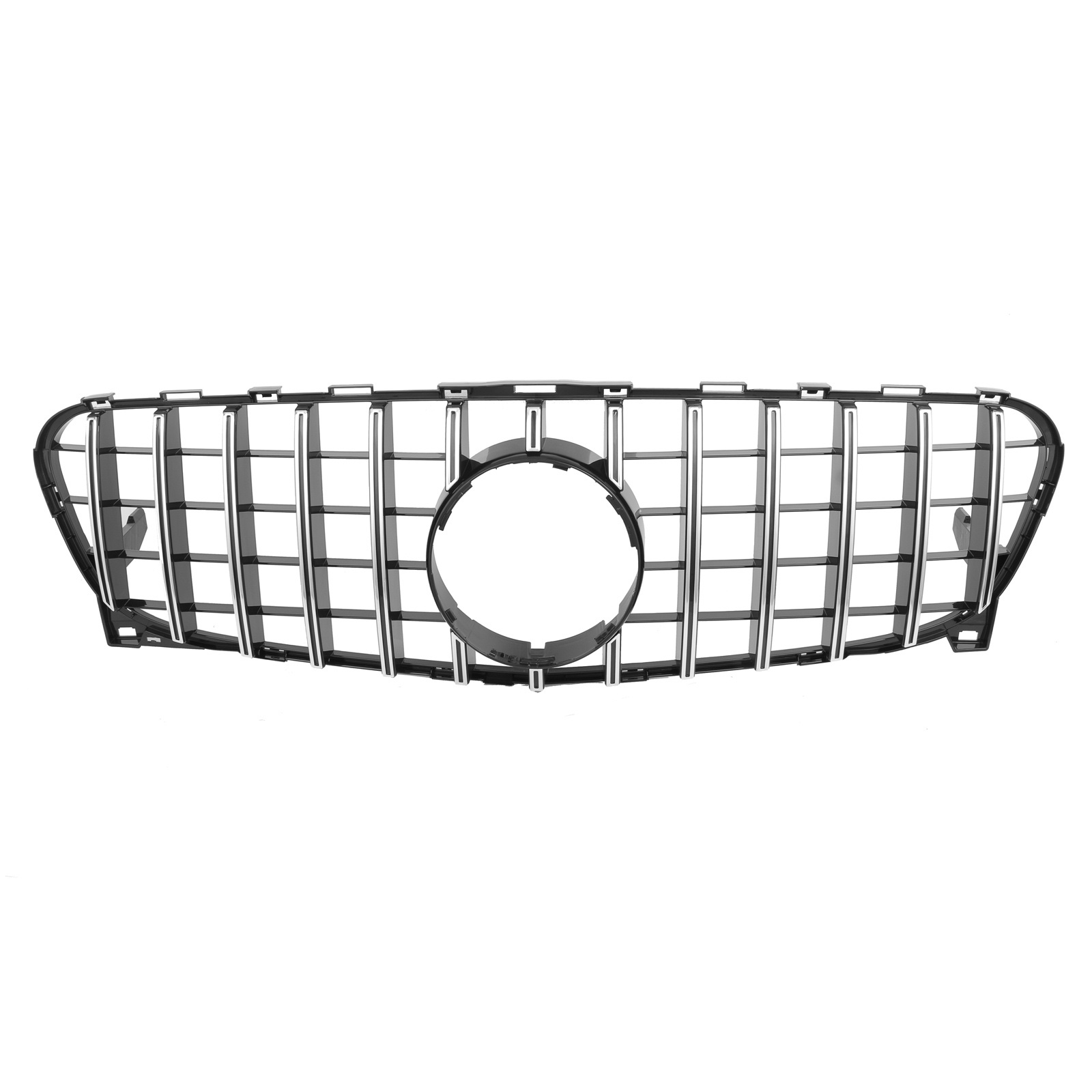 Grill Mercedes GLA X156 13-16 Glans Zwart/Chroom