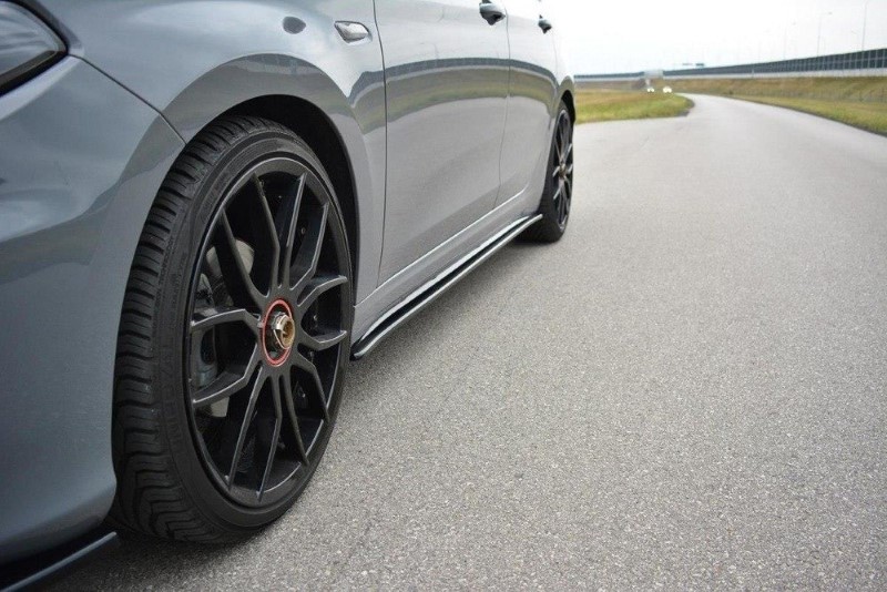 Zijskirts Diffusers Fiat Tipo S-Design Glanzend Zwart