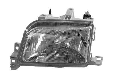 koplamp, H4, hydr verstelb, rechts,-05/1996 Renault Clio, 1990-1